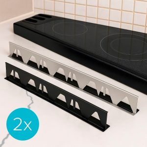 Tűzhelyrés fedő - 2 db-os csomag, 35–70 cm, Rozsdamentes acél | STOVGAP