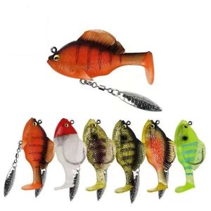 Előszerelt swimbait csalikészlet – 10 g, rejtett horog, 6 darab | FISOLOVKA