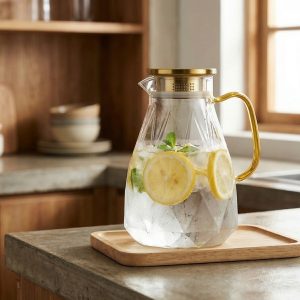 Üvegkancsó gyémántmintával, 2,2 l | DIAPOUR